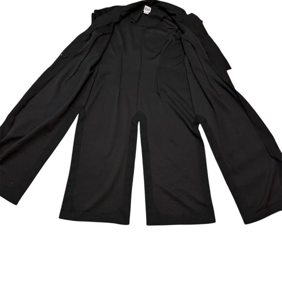 R&M Richards Vintage Black Beaded Long Kimono Jacket Plus Size 16 - Picture 7 of 8